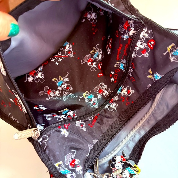 Rare LeSportsac Disney Collaboration Minnie & Mickey Crossbody - Picture 9 of 12